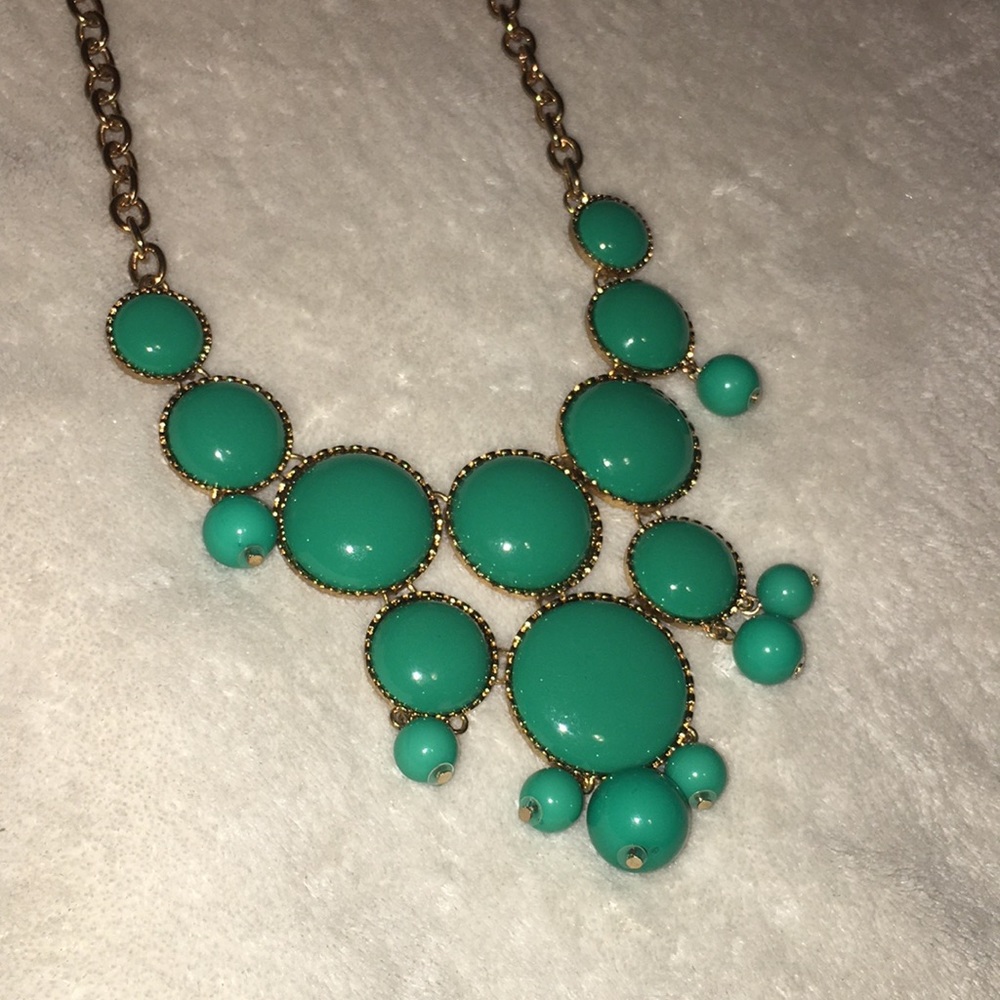 Baby blue necklace